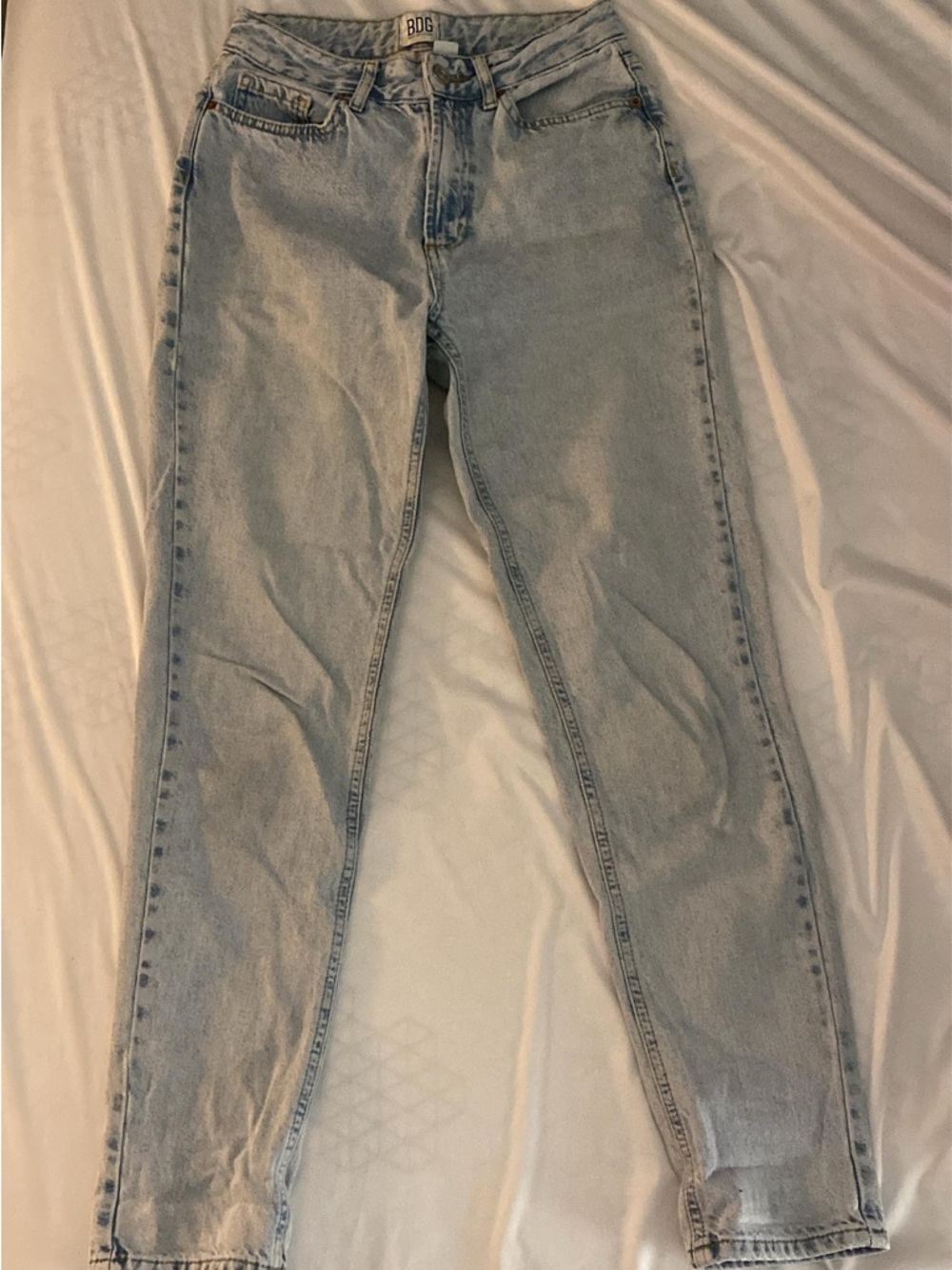 BDG High-Rise Acid Wash Mom Jeans